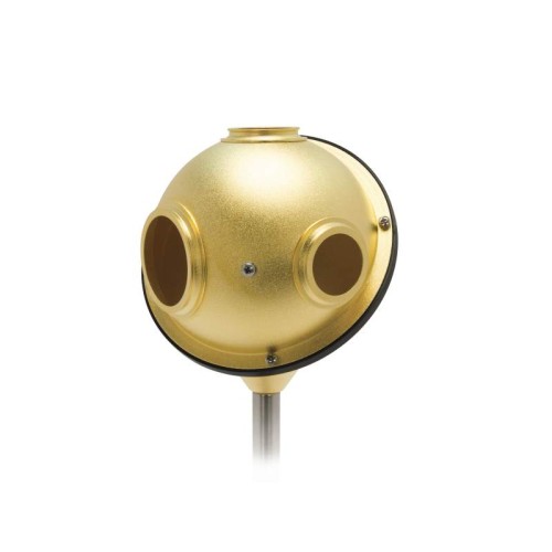 3-Port Integrating Sphere, 4 in., Diffuse Gold Coating