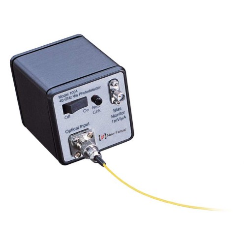 Fiber-Optic Detector, 400-870 nm GaAs Photodetector, 40 GHz, FC Singlemode