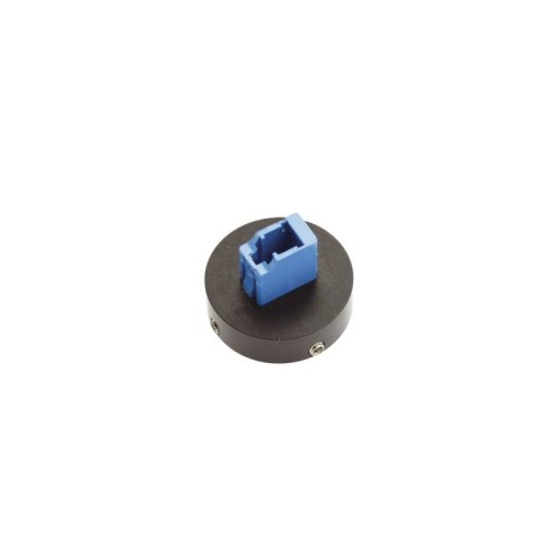 LC Fiber Adaptor, 0.5 inch Port, Flat Black, 819 Series
