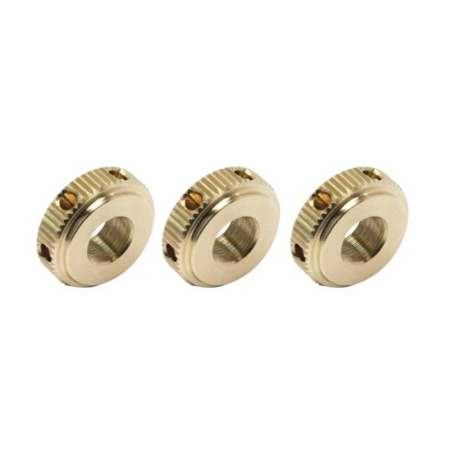 Brass Lock Nut, 8-100 Thread, SW-10E Screws, 3-Pack