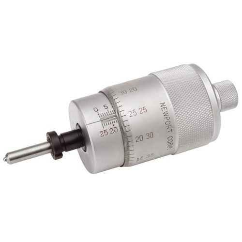 High Resolution Micrometer Head, 25.4 mm, 0.1 &mu;m Sensitivity