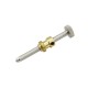 Knob Adjustment Screw, Braked, 50.8 mm Travel, Ball Tip, 1/4-80