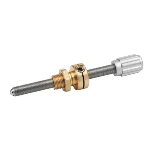 Miniature 100 TPI Adjustment Screw, 25.4 mm, Small Knob Side Lock
