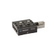 Peg-Joining Linear Stage, 25.4 mm Travel, M4 and M6 Threads