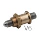 Precision 170 TPI Hex Adjustment Screw, 12.7 mm Travel, Vacuum