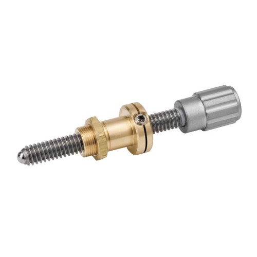 Precision 20 TPI Adjustment Screw, 25.4 mm, Small Knob, Side Lock