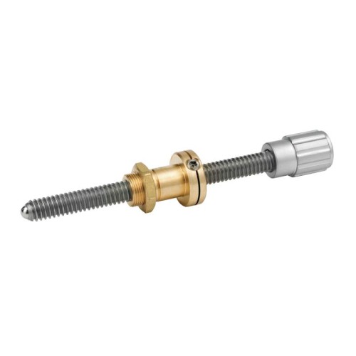 Precision 20 TPI Adjustment Screw, 50.8 mm, Small Knob, Side Lock