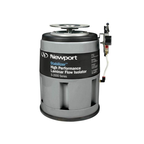 Four S-2000 non-magnetic vibration isolators 23.5 tall, automatic re-leveling