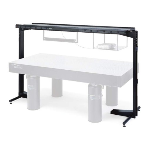 Overhead Table Shelf With Electrical Outlets, 10 ft. Table Length