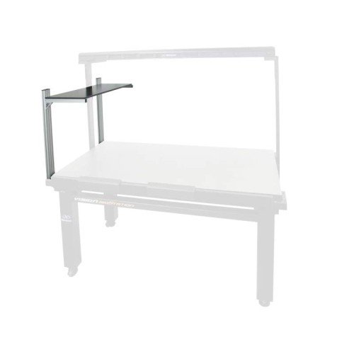 Side Shelf with Vertical Supports, Vision Isostation, 24 in.