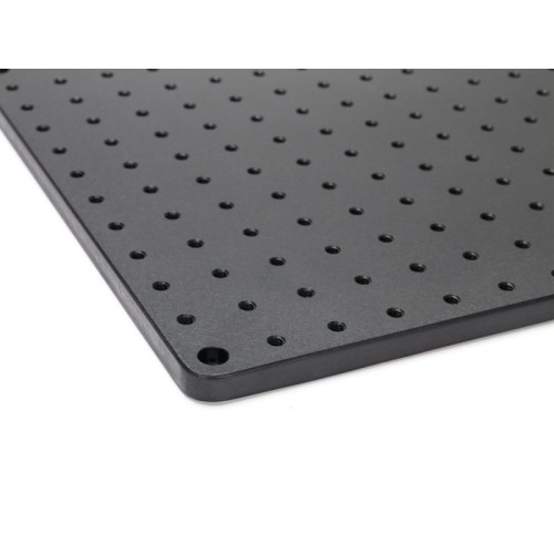Solid Aluminum Optical Breadboard, 100 x 300 mm, 25 mm M6 Grid