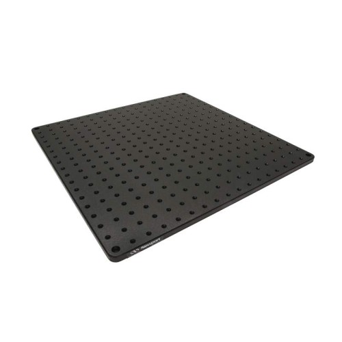 Solid Aluminum Optical Breadboard, 18 x 18 in., 1 in. 1/4-20 Grid