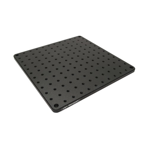 Solid Aluminum Optical Breadboard, 300 x 300 mm, 25 mm M6 Grid
