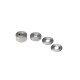 0.5 in Optical Pedestal Spacers, 1/16 in Thick, 8-32 (M4) CLR, 10-pack