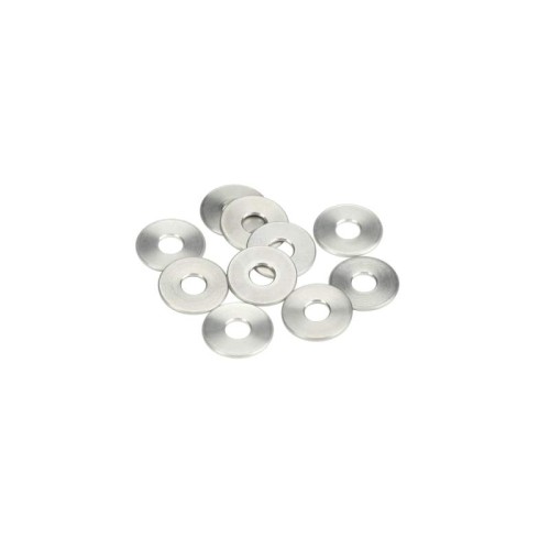 0.5 in Optical Pedestal Spacers, 1/32 in Thick, 8-32 (M4) CLR, 10-pack