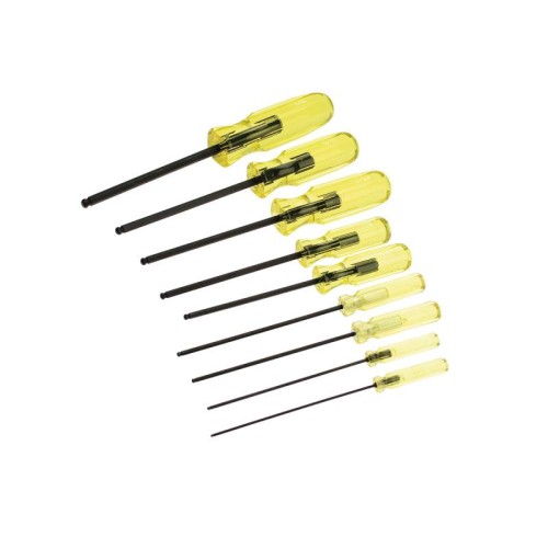 Ball driver Allen Wrench Set, Includes 9 Ball drivers
