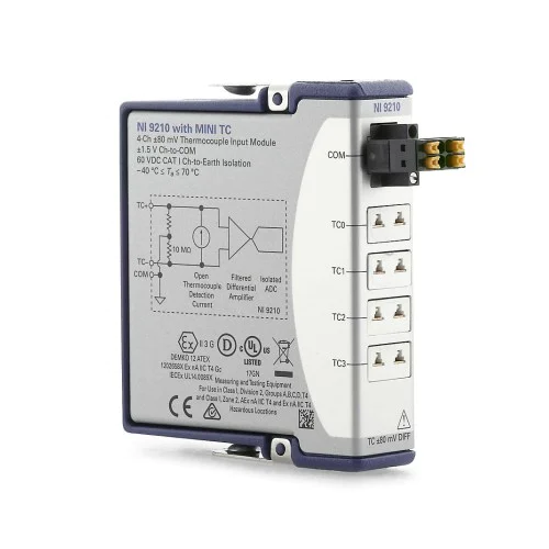 NI (National Instruments) NI-9210 4-Channel, 14 S/s Aggregate, ±80 mV C Series Temperature Input Module