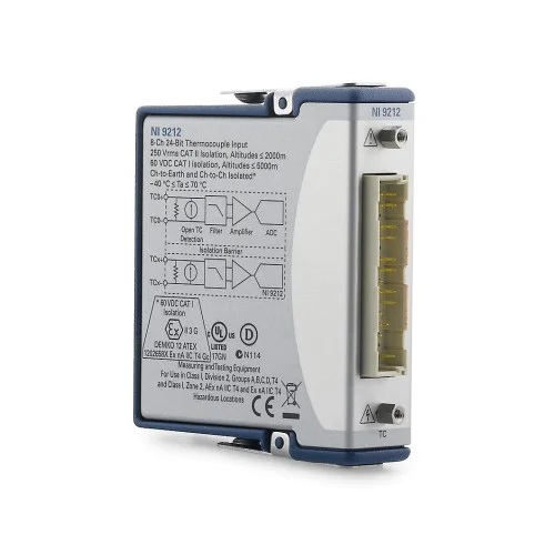NI (National Instruments) NI-9212 8-Channel, 95 S/s/ch Simultaneous, ±78 mV C Series Temperature Input Module