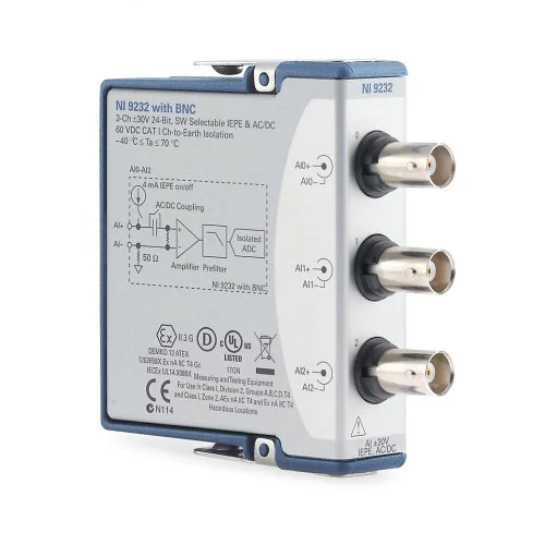 National Instruments NI-9232 C Series Sound and Vibration Input Module