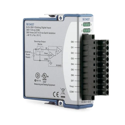 National Instruments NI-9437 C Series sinking digital input module