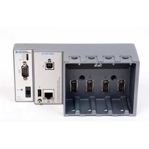 National Instruments cRIO-9063 Embedded real-time controller with integrated 4-slot chassis and reconfigurable FPGA