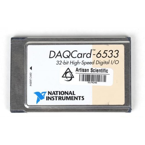 National Instruments DAQCARD-6533 Digital I/O card