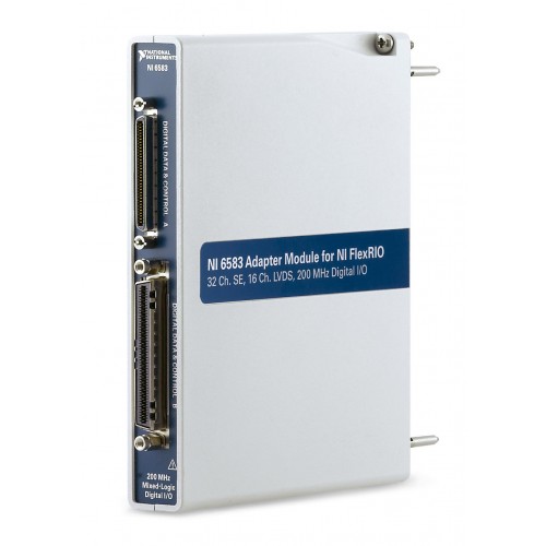 NI (National Instruments) NI-6583 200 MHz, 32 Single-Ended and 16 LVDS Channels, Digital I/O Adapter Module for FlexRIO