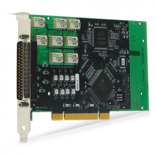 NI (National Instruments) PCI-6520 16-Channel, ±30 VDC, 8 Sink/Source Inputs, 8 Relay Outputs (60 V), Isolated Digital I/O Device