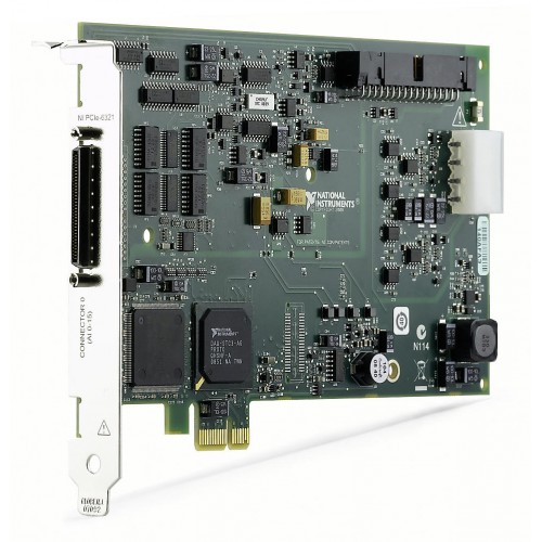NI (National Instruments) PCIe-6321 PCI Express, 16 AI (16-Bit, 250 kS/s), 2 AO (900 kS/s), 24 DIO Multifunction I/O Device