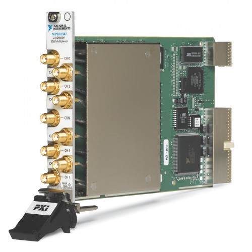 NI (National Instruments) PXI-2547 2.7 GHz, 50 Ω, 8x1 PXI RF Multiplexer Switch Module