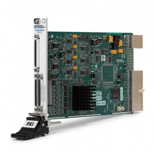 NI (National Instruments) PXI-7854 Virtex-5 LX110 FPGA, 750 kS/s PXI Multifunction Reconfigurable I/O Module