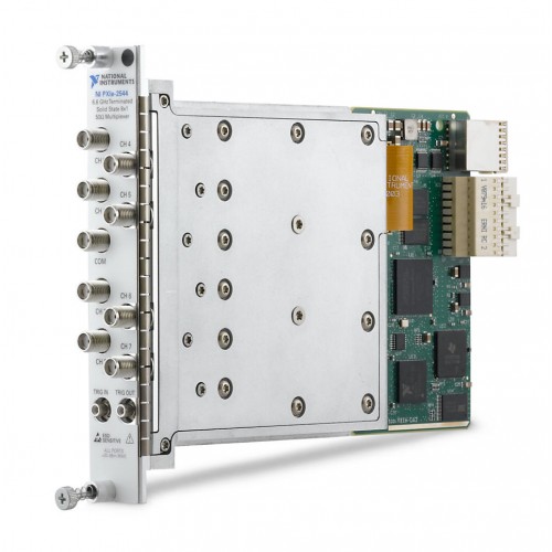 NI (National Instruments) PXIe-2544 PXIe, 6.6 GHz, 50 Ω, Solid-State, 8x1 PXI RF Multiplexer Switch Module