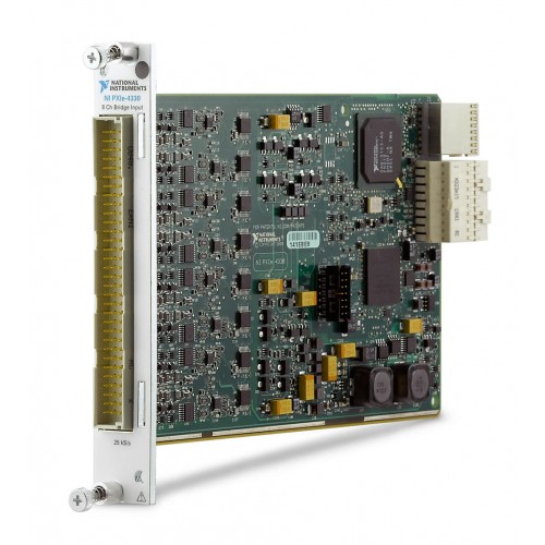 NI (National Instruments) PXIe-4330 25 kS/s, 24-Bit, 8-Channel PXI Strain/Bridge Input Module