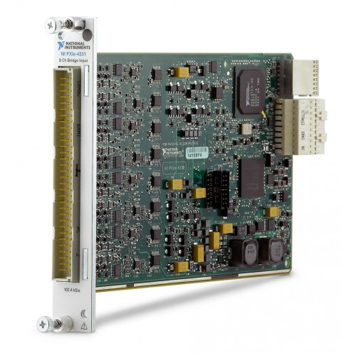 NI (National Instruments) PXIe-4331 102.4 kS/s, 24-Bit, 8-Channel PXI Strain/Bridge Input Module