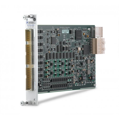 NI (National Instruments) PXIe-4340 24-Bit, 4-Channel, 25.6 kS/s/ch, ±7 Vrms PXI Displacement Input Module