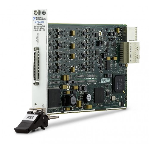 NI (National Instruments) PXIe-6356 PXIe, 8 AI (16-Bit, 1.25 MS/s/ch), 2 AO, 24 DIO, PXI Multifunction I/O Module