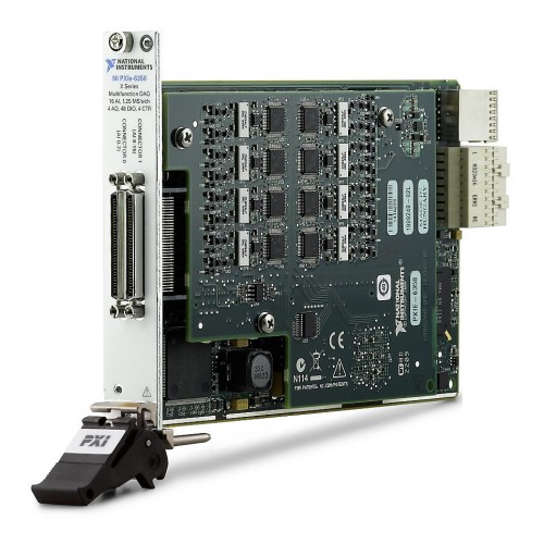 NI (National Instruments) PXIe-6358 PXIe, 16 AI (16-Bit, 1.25 MS/s/ch), 4 AO, 48 DIO, PXI Multifunction I/O Module