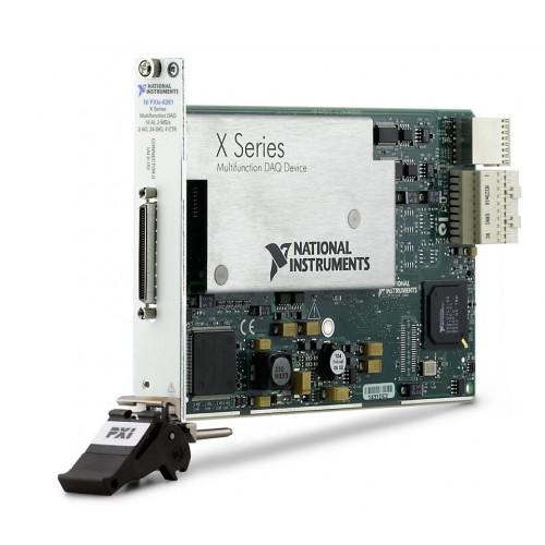 NI (National Instruments) PXIe-6361 PXIe, 16 AI (16-Bit, 2 MS/s), 2 AO, 24 DIO, PXI Multifunction I/O Module