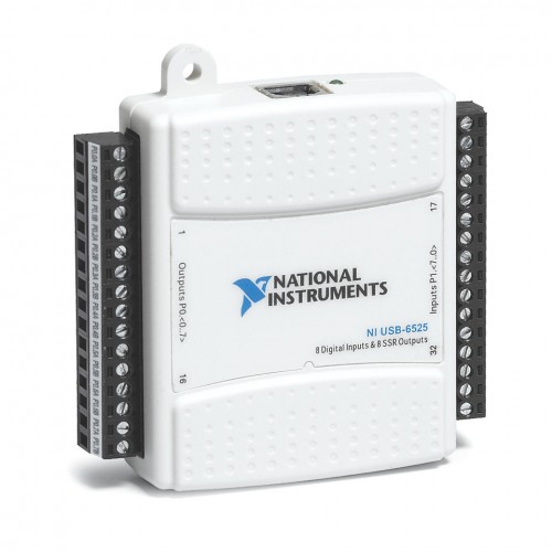 National Instruments USB-6525 Isolated digital I/O device with solid-state relay outputs